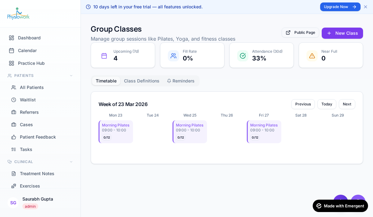 Group Classes